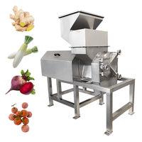 Driebladige rotor gember bieten fruit pulverisator industriële groentehakker machine roestvrijstalen groentevermaler