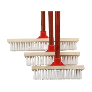 Cepillo para Pisos con Cerdas de Nylon de 45 mm, Mango de Álamo, Mango Largo, Herramienta de Limpieza para el Hogar - Product Image 4