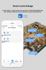 Interruptor Inteligente EWeLink Económico con Cable Neutro, Interruptor RF para el Hogar con Control por Voz de <span class=keywords><strong>Alexa</strong></span> y Google, Interruptor de Pared con Red WiFi y App Smart Life - Product Image 4