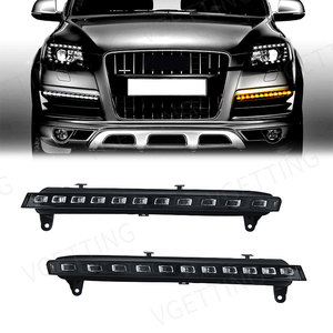 Parachoques delantero para coche, Luz Led DRL de circulación diurna, antiniebla, impermeable, 4L0953041 4L0953042, para <span class=keywords><strong>Audi</strong></span> <span class=keywords><strong>Q7</strong></span>, 2006, 2007, 2008, <span class=keywords><strong>2009</strong></span> - Product Image 6