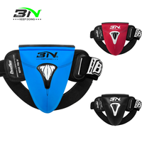 Protège-entrejambe rembourré BN Custom Boxing avec logo personnalisé, tailles XS/S/M/L, pour entraînement MMA et Kickboxing