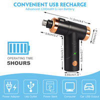 Wiederauf ladbarer Nagels chl eifer für Haustiere Super leiser elektrischer Nagels ch neider für Hunde mit LED-Licht 2-Gang-Diamantschleifscheiben für Haustiere