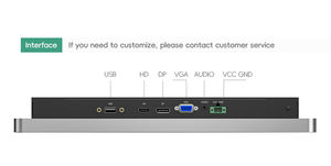 Màn hình nhúng công nghiệp 15,6 '' Màn hình cảm ứng công nghiệp 15,6 inch Màn hình cảm ứng LCD phẳng IP65 Màn hình cảm ứng LCD phẳng DP USB VGA HD - Product Image 5