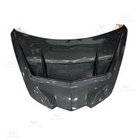 Capot moteur avant en fibre de carbone de style ZR1 pour Chevrolet Corvette C8 Z06 Stingray 2020-2025 Remplacement du capot en carbone