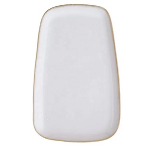 Plateau de service rond moderne Grès en céramique écologique pour chargeur Assiette pour dîner pour fête Maison Restaurant Utilisation - Product Image 1