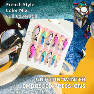 Venta al por mayor larga bailarina ataúd prensa <span class=keywords><strong>en</strong></span> las <span class=keywords><strong>uñas</strong></span> 3D <span class=keywords><strong>relieve</strong></span> diseño acrílico <span class=keywords><strong>uñas</strong></span> postizas para mujeres <span class=keywords><strong>uñas</strong></span> artificiales de lujo - Product Image 2