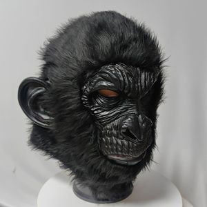 Máscara de Chimpancé de Látex con Orejas Grandes, Accesorio para Cosplay y Fiestas - Product Image 2