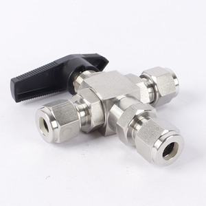 Thép không gỉ Tee Nam chủ đề 3 cách Hướng dẫn sử dụng bóng van 6000psi OEM cụ - Product Image 4