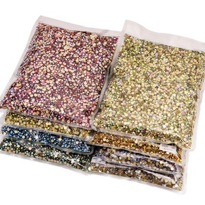 14400 pièces/sac en vrac, vente en gros, strass de qualité supérieure style 2088 à 16 facettes, SS10-SS34, strass brillants non thermocollants pour ongles - Product Image 4