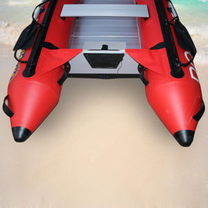 Bote Inflable Deportivo Goboat GTS330, 3.3m, Casco <span class=keywords><strong>de</strong></span> Aluminio y PVC, Motor Fuera <span class=keywords><strong>de</strong></span> Borda <span class=keywords><strong>de</strong></span> 15HP, Control Remoto, Certificación CE, Soldado, para Crucero y Transporte - Product Image 2