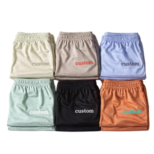 कस्टम शॉर्ट्स ग्रीष्मकालीन कपास ड्रॉस्ट्रिंग विंटेज पुरुषों कच्चे एज एसिड वॉश शॉर्ट्स - Product Image 2