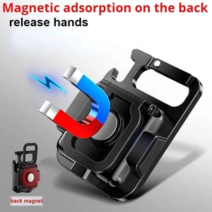 Mini Có Thể Sạc Lại Xách Tay Pocket COB Làm Việc Ánh Sáng Kiểm Tra Từ Tính Mở Ánh Sáng Torch Keychain Đèn LED Cắm Trại Đèn Pin - Product Image 6