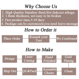 Collana <span class=keywords><strong>di</strong></span> targhetta ghiacciata a forma <span class=keywords><strong>di</strong></span> cuore <span class=keywords><strong>di</strong></span> gioielli personalizzati per bambini in oro 18 carati in oro 18 carati all'ingrosso personalizzata - Product Image 6