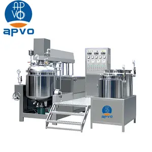 APVO High Quality Cosmetic Making Machine Gel Vacuum Homogenizer Emulsifier Mixer Machine Vacuum Mixer