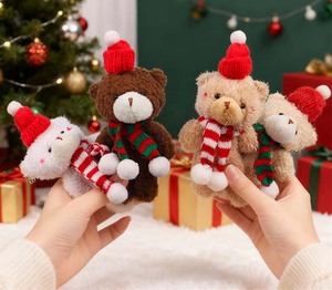 Oso de Peluche Navideño, Adornos Colgantes, Muñecos, Disfraces de Oso, Regalos Navideños, Hechos a Mano - Product Image 5