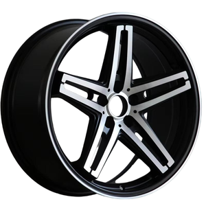 Pour 19 pouces 8.0J jantes en alliage personnalisé 5x120 ET45 pour <span class=keywords><strong>Taycan</strong></span> nouvelle conception à rayons multiples sur le marché secondaire charge 850KG - Product Image 1