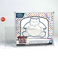Boîte de présentation en acrylique de haute qualité SHP pour boîte de présentation ETB Pitch Black, protège-boîtes Elite Trainer Box Pokemon, acrylique transparent