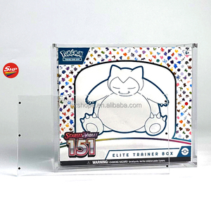 Boîte de présentation en acrylique de haute qualité SHP pour boîte de présentation ETB Pitch Black, protège-boîtes Elite <span class=keywords><strong>Trainer</strong></span> Box Pokemon, acrylique transparent - Product Image 3