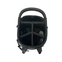 Nouveau design de sac de golf à disque personnalisé léger et étanche avec logo OEM étiquette en cuir de première qualité noir sac de support de golf du dimanche
