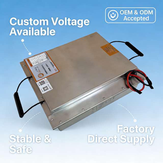 60V 45Ah Intelligent Lithium Battery for Electric Motorcycle, Deep Cycle, High Output Power