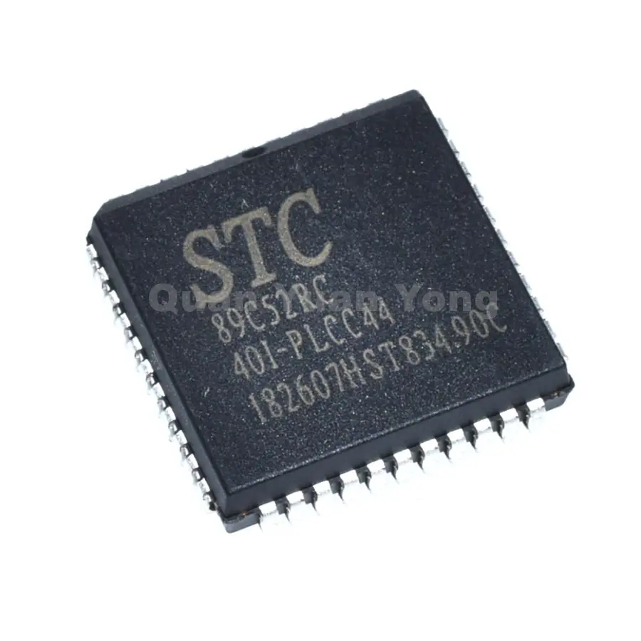 STC89C52RC-40I-PLCC44 89C52RC-40I-PLCC44 89C52RC PLCC44 Monolithic integrated circuit IC chip new
