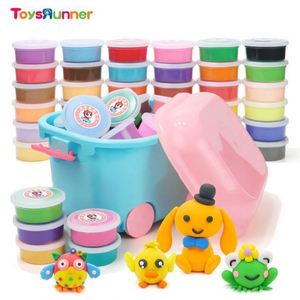 24 Colors Diy Plasticine Hot Sale Modeling Daiso Clay Set Kit air Dry Polymer Clay - Product Image 3