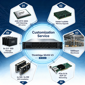 SE455 V3 Rack-<span class=keywords><strong>Server</strong></span> für Cloud-Hosting, Virtualisierung und Geschäfts-IT-Umgebungen - Product Image 4