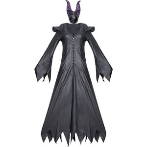 Disfraces <span class=keywords><strong>de</strong></span> Maléfica <span class=keywords><strong>de</strong></span> Lujo para Adultos, Novedad <span class=keywords><strong>de</strong></span> Halloween, con Diadema <span class=keywords><strong>de</strong></span> Cuernos, Gran Venta - Product Image 4