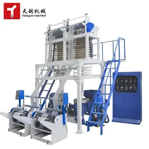 TIANYUE High Speed Double Plastic Aba Biodegradable Agricultural Blown Pe Film Blowing Making Extrusion Machine Production Line