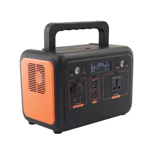 Solar Generator FUZRR Top Portable Power Station 500w 600w 700w 1000w 1200w 2000w Solar Power Bank AC 220V DC 12V Factory