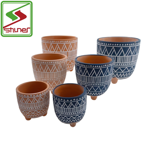 Contenitore di <span class=keywords><strong>piante</strong></span> rotonde <span class=keywords><strong>in</strong></span> <span class=keywords><strong>ceramica</strong></span> succulenta fioriera di <span class=keywords><strong>piante</strong></span> <span class=keywords><strong>in</strong></span> Terracotta vasi per la decorazione del giardino di casa - Product Image 5