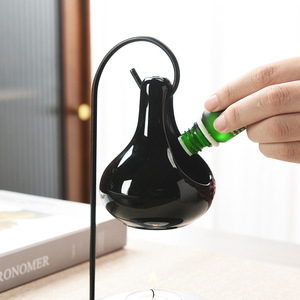 Chaudron suspendu brûleur d'huile sorcières artisanat cire <span class=keywords><strong>noire</strong></span> chauffe-cire diffuseur d'arôme <span class=keywords><strong>bougie</strong></span> porte-<span class=keywords><strong>bougie</strong></span> - Product Image 5