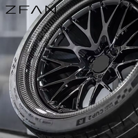ZFAN Z/667 1 pièce Jantes forgées en fibre de carbone multi-rayons concaves polies 19-22 pouces, entraxe 5x112/114.3/120