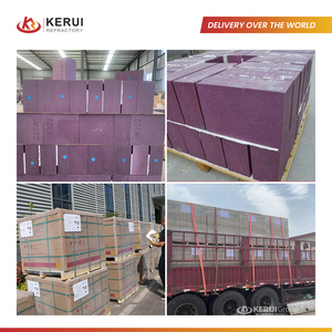 <span class=keywords><strong>Ladrillo</strong></span> de Corindón Cromado KERU para Boca de Horno de Vidrio / Bloque de Cubierta de Orificio de Flujo, <span class=keywords><strong>Ladrillo</strong></span> <span class=keywords><strong>Refractario</strong></span> de Alta Resistencia a la Erosión - Product Image 3