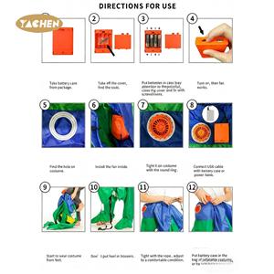 Yachen Mới <span class=keywords><strong>Inflatable</strong></span> Khủng Long Trang Phục Dành Cho Người Lớn Kid Đảng Vui Blow-up Cưỡi Khủng Long Phù Hợp Với <span class=keywords><strong>Inflatable</strong></span> Trang Phục Cho Đảng - Product Image 6