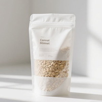Custom Printing Food Grade Vochtbestendige Doorzichtige Raam Haver Granola Verpakking Zakken Stand Up Pouch