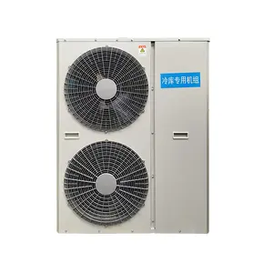 中国1 hp 3 hp 5 hp壁挂式一体机制冷冷凝机组，用于冷藏室存储