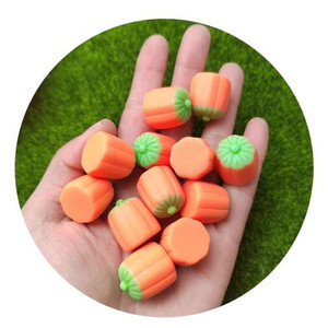 Figuras en Miniatura 3D de Calabaza Naranja, Adornos de Resina, Cabujones, Decoraciones DIY para Fiestas - Product Image 6