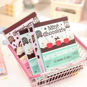 80 autocollants par paquet, série Creamy Love Song, style coréen, blocs-notes mignons en forme de gâteau pour <span class=keywords><strong>les</strong></span> notes d'étude et <span class=keywords><strong>les</strong></span> messages - Product Image 2