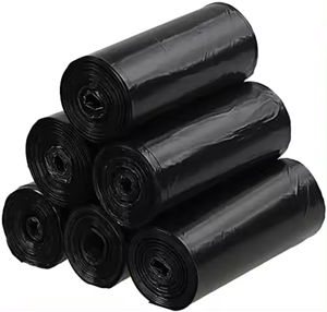 Heavy Duty Biodegradable Black 30 <b>Rolls</b> Rubbish <b>Plastic</b> Garbage Bag - Product Image 1