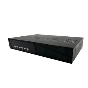 Penerima satelit terbaik mpeg4 dedificador satelital hd dvb s2 layanan oem LED penerima satelit tv