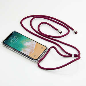 Étui de téléphone avec chaîne de lanière, étui de téléphone transparent, chaîne de téléphone à bandoulière pour <span class=keywords><strong>iPhone</strong></span> 14 Promax 15 16 17 avec sangle d'épaule - Product Image 4