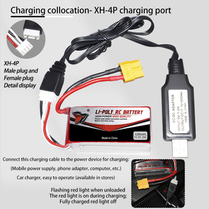 工厂lipo充电电池903052 11.1V 1200毫安时，用于玩具轨道越野汽车灯电动飞机电池 - Product Image 5