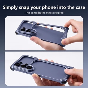 Funda de Aluminio Metálico de 9 Formas para Teléfono Samsung S26 Ultra con Soporte Oculto para Cámara y Cubierta Antigolpes en las Cuatro Esquinas - Product Image 2