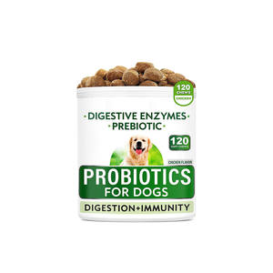Naturals Dog Probiotic Chews Digestive Enzymes Anti Diarrhée pour Chiens Chien Gut Health Probiotics for <span class=keywords><strong>Constipation</strong></span> Gas & Allergies - Product Image 1