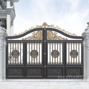 Puerta de Hierro Forjado Simulado de Diseño Moderno, Aislamiento Térmico de Alta Eficiencia, Insonorizada, <span class=keywords><strong>Entrada</strong></span> Principal - Product Image 2