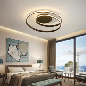 small decoration aluminum round hanging lamp living room led acrylic recessed ceiling light