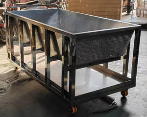 Marmite à blanchir <span class=keywords><strong>électrique</strong></span> inclinable certifiée CE |   Couvercle automatique et valve de vidange pour la blanchiment des fruits de mer, de la viande et des légumes -- Haute qualité - Product Image 1