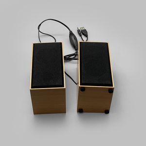 M-010木制音箱立体声系统木制迷你电脑USB 2.0扬声器家用笔记本电脑桌面 - Product Image 5