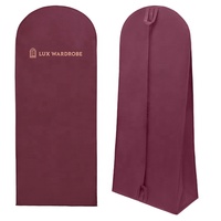 Sac de rangement de haute qualité pour abaya longue, housse de voyage anti-humidité, sac de costume personnalisé avec impression de logo de marque